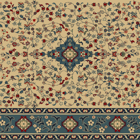 Turkflex CH10 Desenli Saflı Cami Halısı
