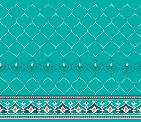 Myfloor S134-Açık Çini Saflı Cami Halısı