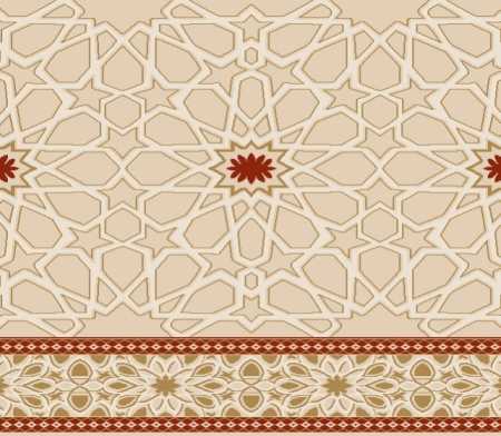 Myfloor S131-Bej Saflı Cami Halısı