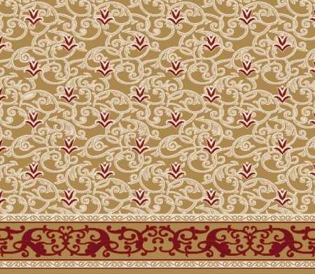 Myfloor S112-Hardal Saflı Cami Halısı