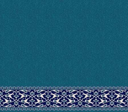 Myfloor S128-Koyu Mavi Saflı Cami Halısı