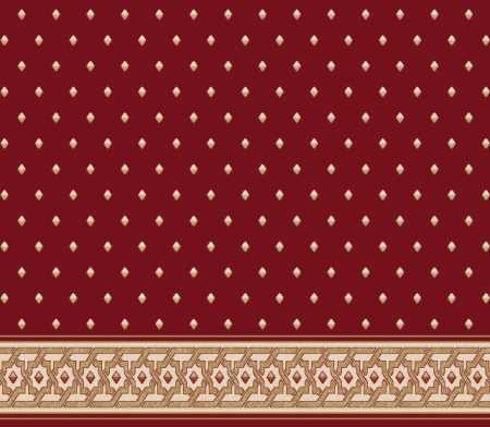 Myfloor S117-Bordo Saflı Cami Halısı