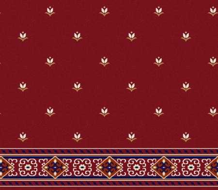 Myfloor S124-Bordo Saflı Cami Halısı