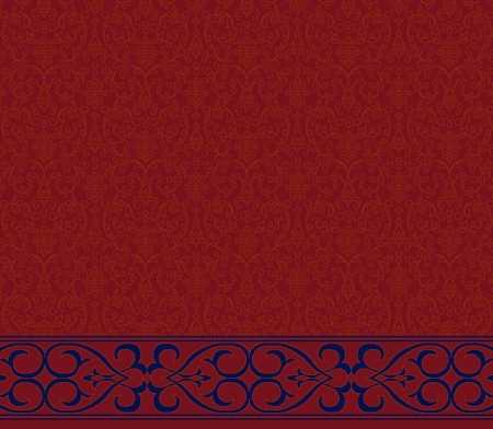 Myfloor S105-Bordo Saflı Cami Halısı