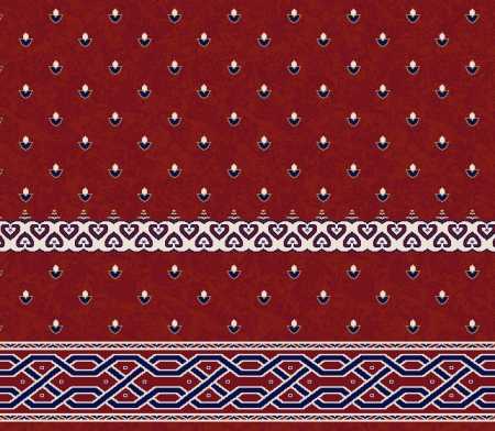 Myfloor S137-Bordo Saflı Cami Halısı