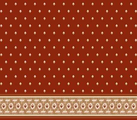 Myfloor S117-Kiremit Saflı Cami Halısı