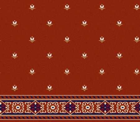 Myfloor S124-Kiremit Saflı Cami Halısı