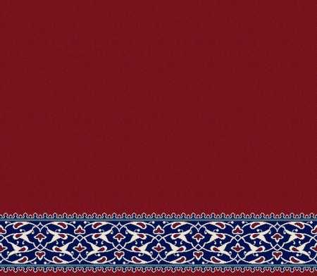 Myfloor S128-Bordo Saflı Cami Halısı