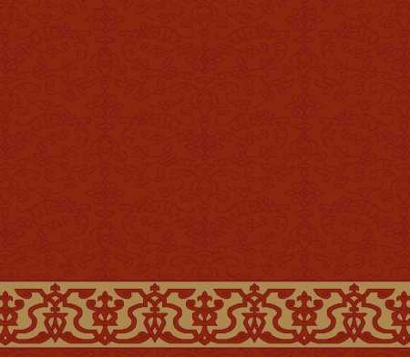 Myfloor S114-Kiremit Saflı Cami Halısı