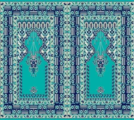 Myfloor S144-Açık Çini Mihraplı Cami Halısı