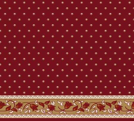 Myfloor S104-Bordo Saflı Cami Halısı