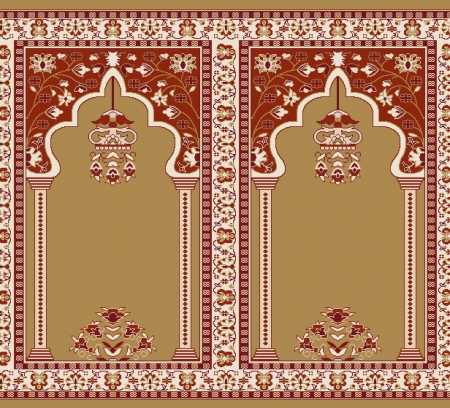 Myfloor S142-Hardal Mihraplı Cami Halısı