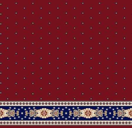 Myfloor S103-Bordo Saflı Cami Halısı