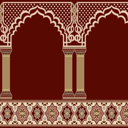 Myfloor Mihraplı Cami Halısı 1BORDO
