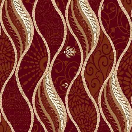 5479A Koyu Bordo Mescit - Yurt Halısı