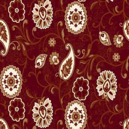 5481A Koyu Bordo Mescit - Yurt Halısı