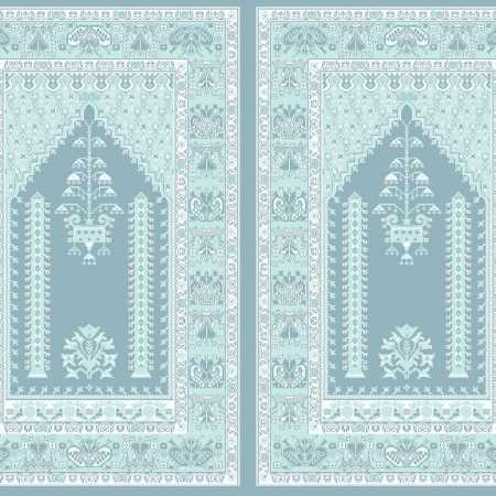 Myfloor Mihraplı Cami Halısı 4505MAVİ