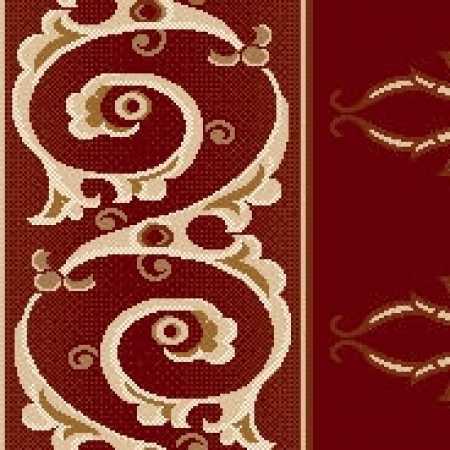 8378B Açık Bordo Saflı Cami Halısı