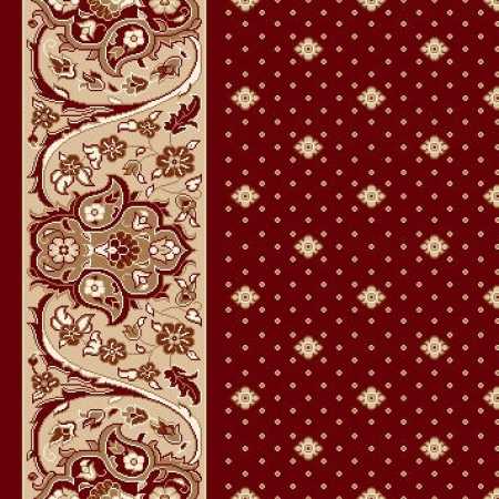 8339A Açık Bordo Saflı Cami Halısı