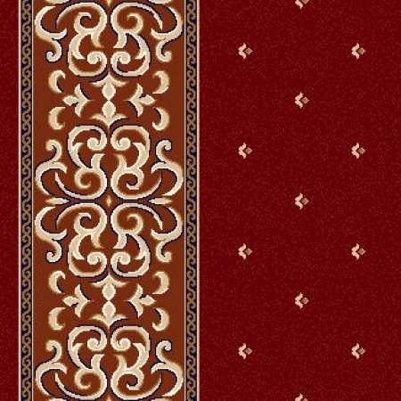8383A Açık Bordo Saflı Cami Halısı