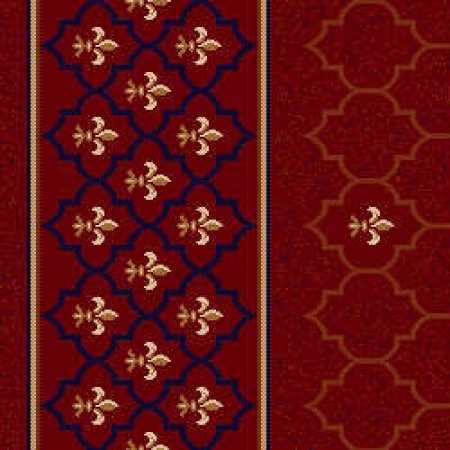 8388A Açık Bordo Saflı Cami Halısı