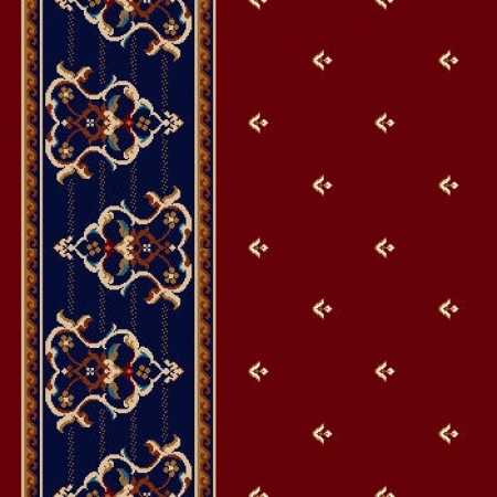 8379B Açık Bordo Saflı Cami Halısı