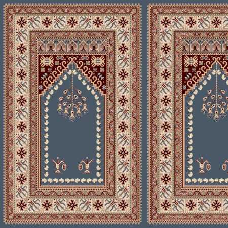 Myfloor Mihraplı Cami Halısı 5008MAVİ