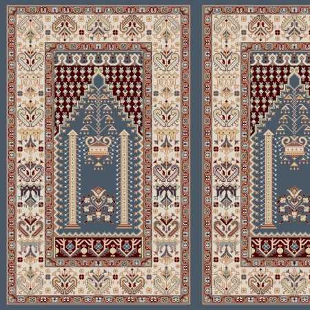 Myfloor Mihraplı Cami Halısı 5009MAVİ