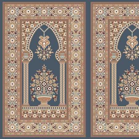 Myfloor Mihraplı Cami Halısı 5010MAVİ