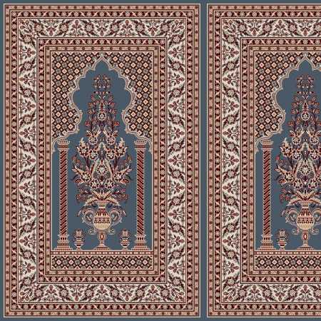 Myfloor Mihraplı Cami Halısı 5012MAVİ