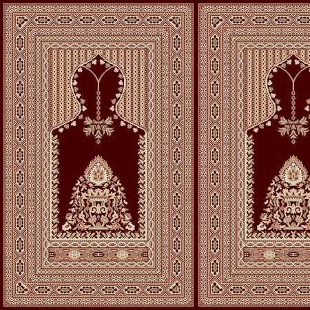 Myfloor Mihraplı Cami Halısı 5013BORDO