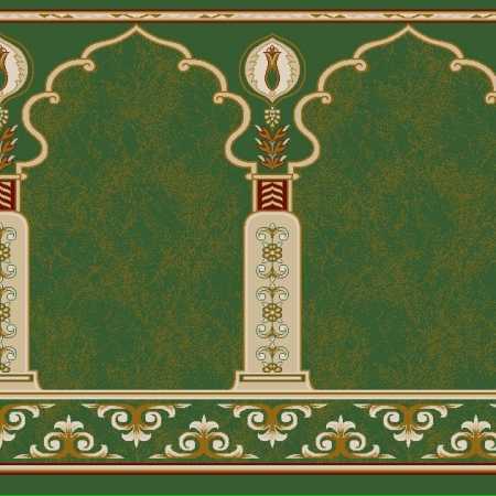 Myfloor Mihraplı Cami Halısı 5569GREEN