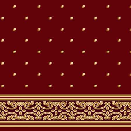 Çelebizade Açelya Saflı Cami Halısı Kırmızı