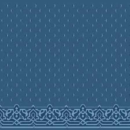 Çelebizade Fulyan Saflı Cami Halısı Antik Mavi