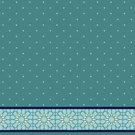 Çelebizade Anema Saflı Cami Halısı Antik Yeşil