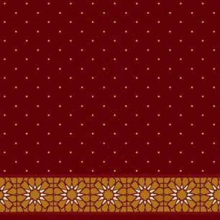 Çelebizade Anema Saflı Cami Halısı Bordo