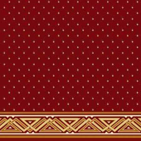 Çelebizade Çağla Saflı Cami Halısı Bordo