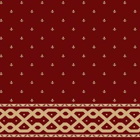 Vipol C004A Bordo Saflı Cami Halısı