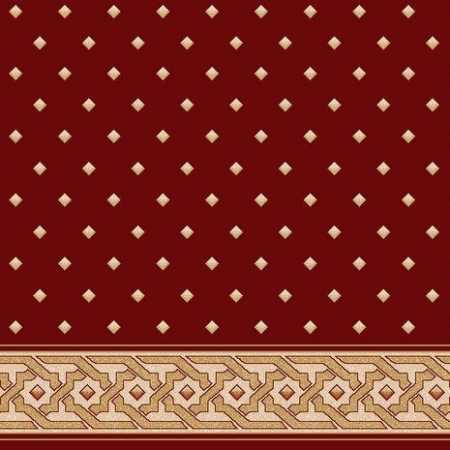 Vipol C021A Bordo Saflı Cami Halısı