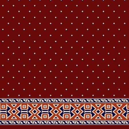 C051A Bordo Saflı Cami Halısı