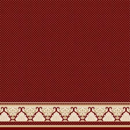 C066A Bordo Saflı Cami Halısı