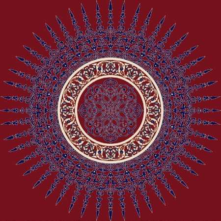 Myfloor G113-Bordo Göbekli Cami Halısı