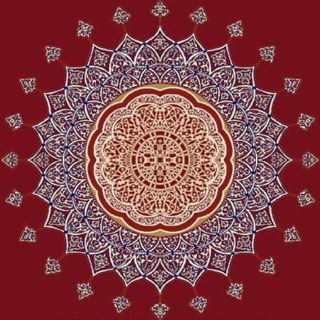 Myfloor G103-Bordo Göbekli Cami Halısı