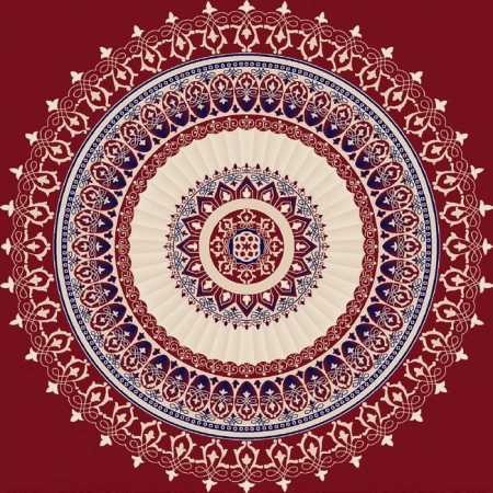 Myfloor G108-Bordo Göbekli Cami Halısı