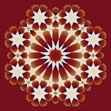 Myfloor G121-Bordo Göbekli Cami Halısı