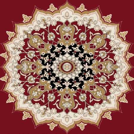 Myfloor G112-Bordo Göbekli Cami Halısı