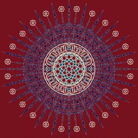 Myfloor G109-Bordo Göbekli Cami Halısı