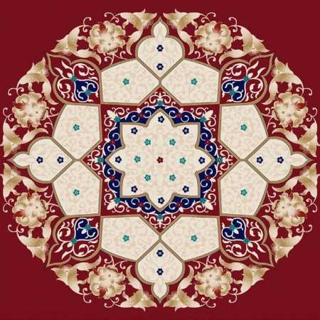 Myfloor G115-Bordo Göbekli Cami Halısı