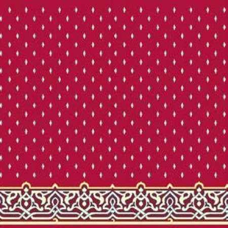 Çelebizade Fulyan Saflı Cami Halısı Kırmızı