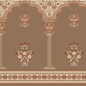 Myfloor Mihraplı Cami Halısı 1957BROWN